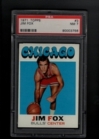 1971 Topps #003 Jim Fox PSA 7 NM CHICAGO BULLS